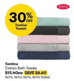 Tontine - Cotton Bath Towels offers at $15.4 in BIG W