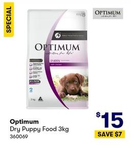 Optimum - Dry Puppy Food 3kg offers at $15 in BIG W