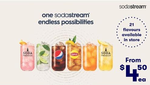 Sodastream - Syrups offers at $4.5 in BIG W