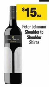 Peter Lehmann - Shoulder To Shoulder Shiraz offers at $15 in Liquorland