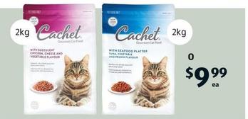 Cachet - Gourmet Dry Cat Food 2kg offers at $9.99 in ALDI