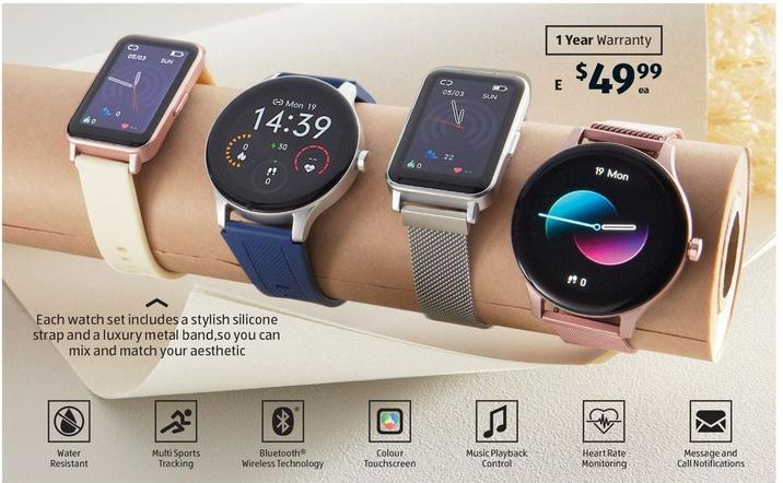 Smart Watch offers at $49.99 in ALDI