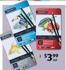 Art Pencils 12pk offers at $3.99 in ALDI
