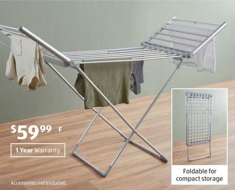 Electric Heated Clothes Airer offers at $59.99 in ALDI