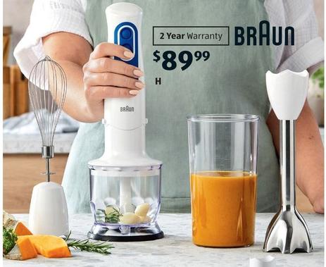 Braun - Multiquick 3 Hand Blender offers at $89.99 in ALDI