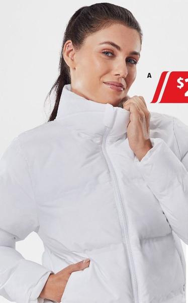 Women's Athletic Jacket offers at $29.99 in ALDI