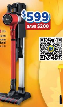 Lg - Cordzero A9 Multi Handstick Vacuum In Red offers at $599 in Bi-Rite