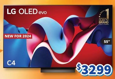 Lg - 55" Oled Evo C4 4k Uhd Smart Tv 2024 offers at $3299 in Bi-Rite
