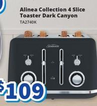 Sunbeam - Alinea Collection 4 Slice Toaster Dark Canyon offers at $109 in Bi-Rite