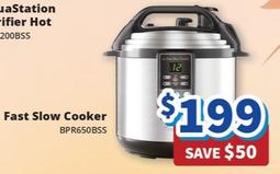 Breville - Fast Slow Cooker offers at $199 in Bi-Rite