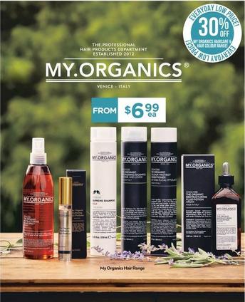 My Organics - Hair Range offers at $6.99 in Chemist Warehouse