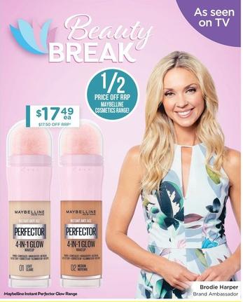 Maybelline - Instant Perfector Glow Range offers at $17.49 in Chemist Warehouse