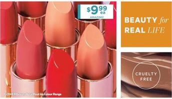 Flower - Beauty Petal Pout Lip Colour Range offers at $9.99 in Chemist Warehouse