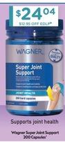 Wagner - Super Joint Support 200 Capsules offers at $24.04 in Chemist Warehouse