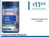Wagner - Liver Detox 100 Capsules offers at $11.04 in Chemist Warehouse