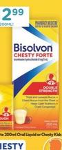 Bisolvon - Chesty Forte 100 Tablets offers at $2.99 in Chemist Warehouse