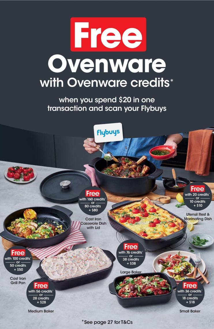 Project Ross Free Ovenware offers in Coles