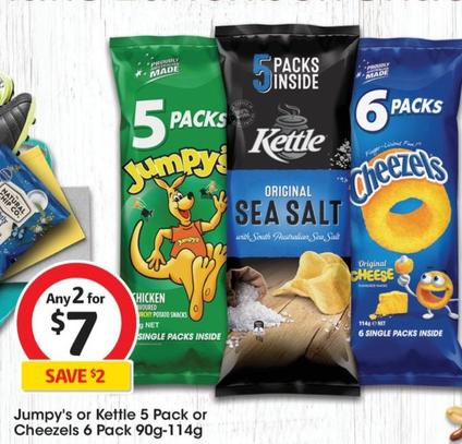 Jumpy's - 5 Pack offers at $7 in Coles