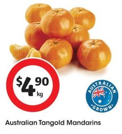 Australian Tangold Mandarins offers at $4.9 in Coles