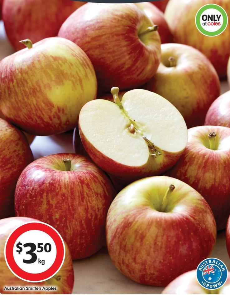 Australian Smitten Apples offers at $3.5 in Coles