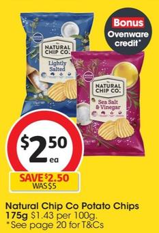 Natural Chip Co. - Potato Chips 175g offers at $2.5 in Coles