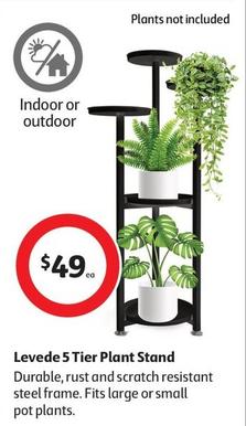 Levede 5 Tier Plant Stand offers at $49 in Coles