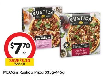 Mccain - Rustica Pizza 335g-445g offers at $7.7 in Coles