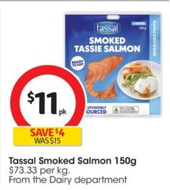 Tassal - Smoked Salmon 150g offers at $11 in Coles