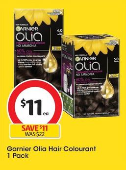 Garnier - Olia Hair Colourant 1 Pack offers at $11 in Coles