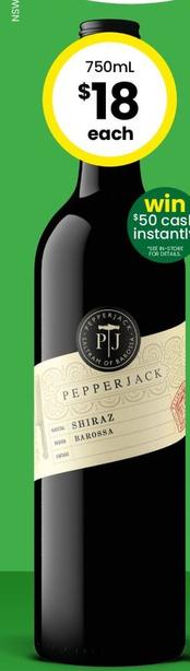 Pepperjack - Range (Excl Midstrength) offers at $18 in The Bottle-O