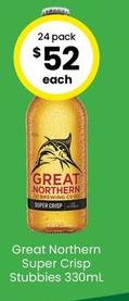 Great Northern - Super Crisp Stubbies 330ml offers at $52 in The Bottle-O