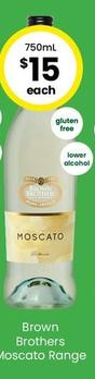 Brown Brothers - Moscato Range offers at $15 in The Bottle-O