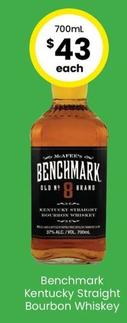 Benchmark - Kentucky Straight Bourbon Whiskey offers at $43 in The Bottle-O
