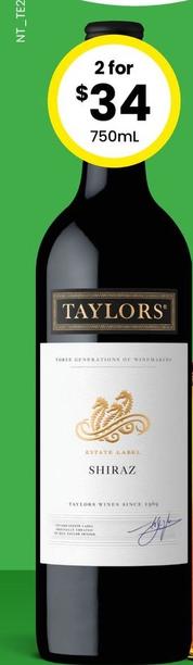 Taylors - Estate Range offers at $34 in The Bottle-O