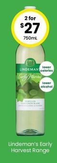 Lindeman's - Early Harvest Range offers at $27 in The Bottle-O