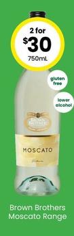 Brown Brothers - Moscato Range offers at $30 in The Bottle-O