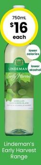 Lindeman's - Early Harvest Range offers at $16 in The Bottle-O