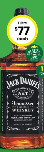 Jack Daniels - Old No. 7 Tennessee Whiskey offers at $77 in The Bottle-O
