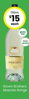 Brown Brothers - Moscato Range offers at $15 in The Bottle-O