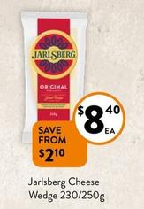 Jarlsberg - Cheese Wedge 230/250g offers at $8.4 in Foodworks