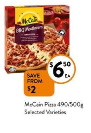 Mccain - Pizza 490/500g Selected Varieties offers at $6.5 in Foodworks