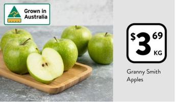 Granny Smith Apples offers at $3.69 in Foodworks