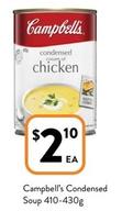Campbell's - Condensed Soup 410-430g offers at $2.1 in Foodworks