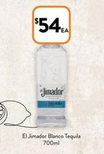 El Jimador - Blanco Tequila 700ml offers at $54 in Foodworks