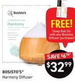 Bosisto's - Harmony Diffuser offers at $32.99 in Chemist King
