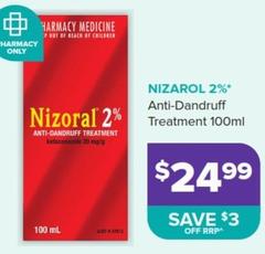 Nizoral 2% - Anti-dandruff Treatment 100ml offers at $24.99 in Ramsay Pharmacy