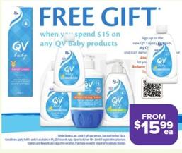 Qv - Baby offers at $15.99 in Malouf Pharmacies