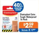 Elastoplast - Extra Tough Waterproof 16 Pack offers at $2.59 in Good Price Pharmacy