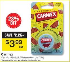 Carmex - Watermelon Jar 7.5g offers at $3.99 in Pharmacy Direct