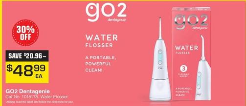 Go2 Dentagenie - Water Flosser offers at $48.99 in Pharmacy Direct